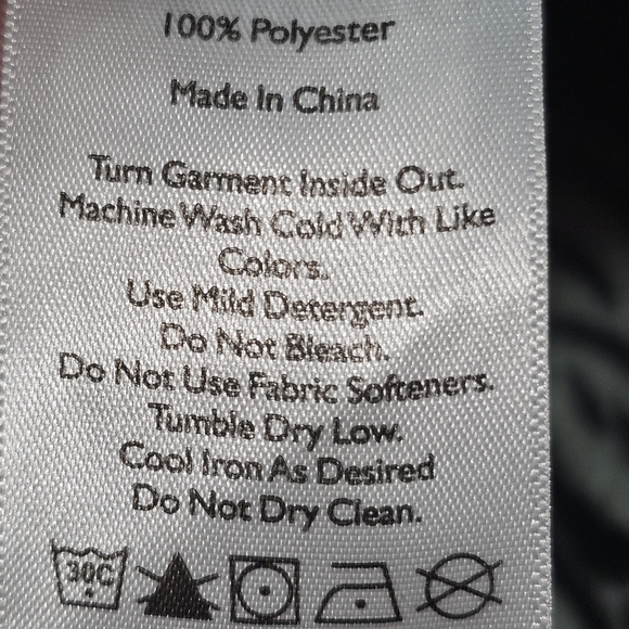 Eddie Bauer Tribal Print Midweight Quarter Zip Fleece Top In XL - Picture 7 of 7